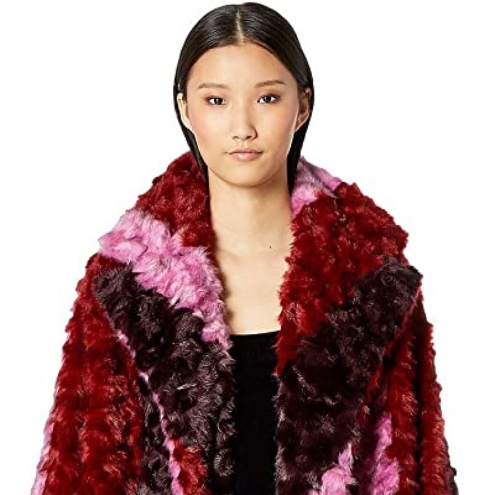 ❌SOLD❌NWT MCQ ALEXANDER MCQUEEN  Faux Fur Coat - Picture 4 of 16